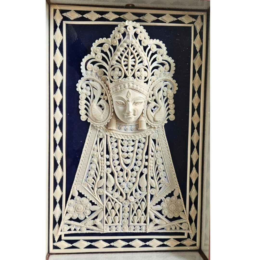 Durga Face - Sholapith Work - ArtisanSoul