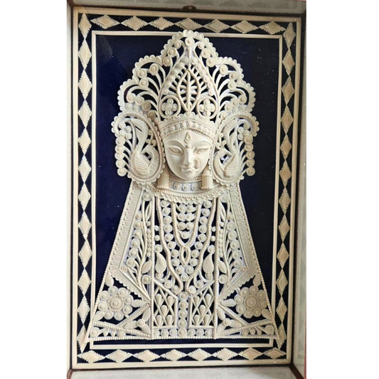 Durga Face - Sholapith Work - ArtisanSoul