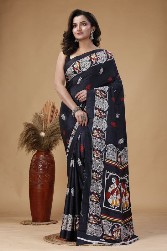 Replica Silk Saree with Blouse Piece – Nadia Traditional Silk Saree