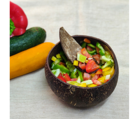 Coconut Shell Bowls Set of 2 - ArtisanSoul