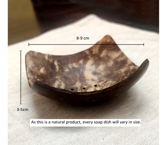Coconut Soap Dish - Square - ArtisanSoul