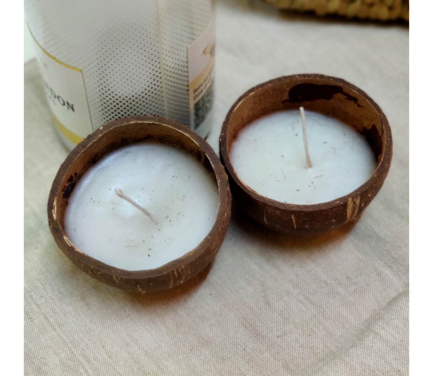 Coconut Shell Soy Wax Candle - ArtisanSoul