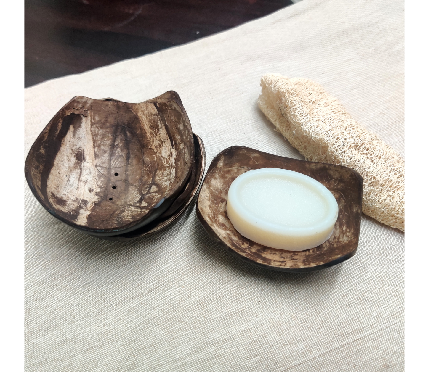 Coconut Soap Dish - Square - ArtisanSoul