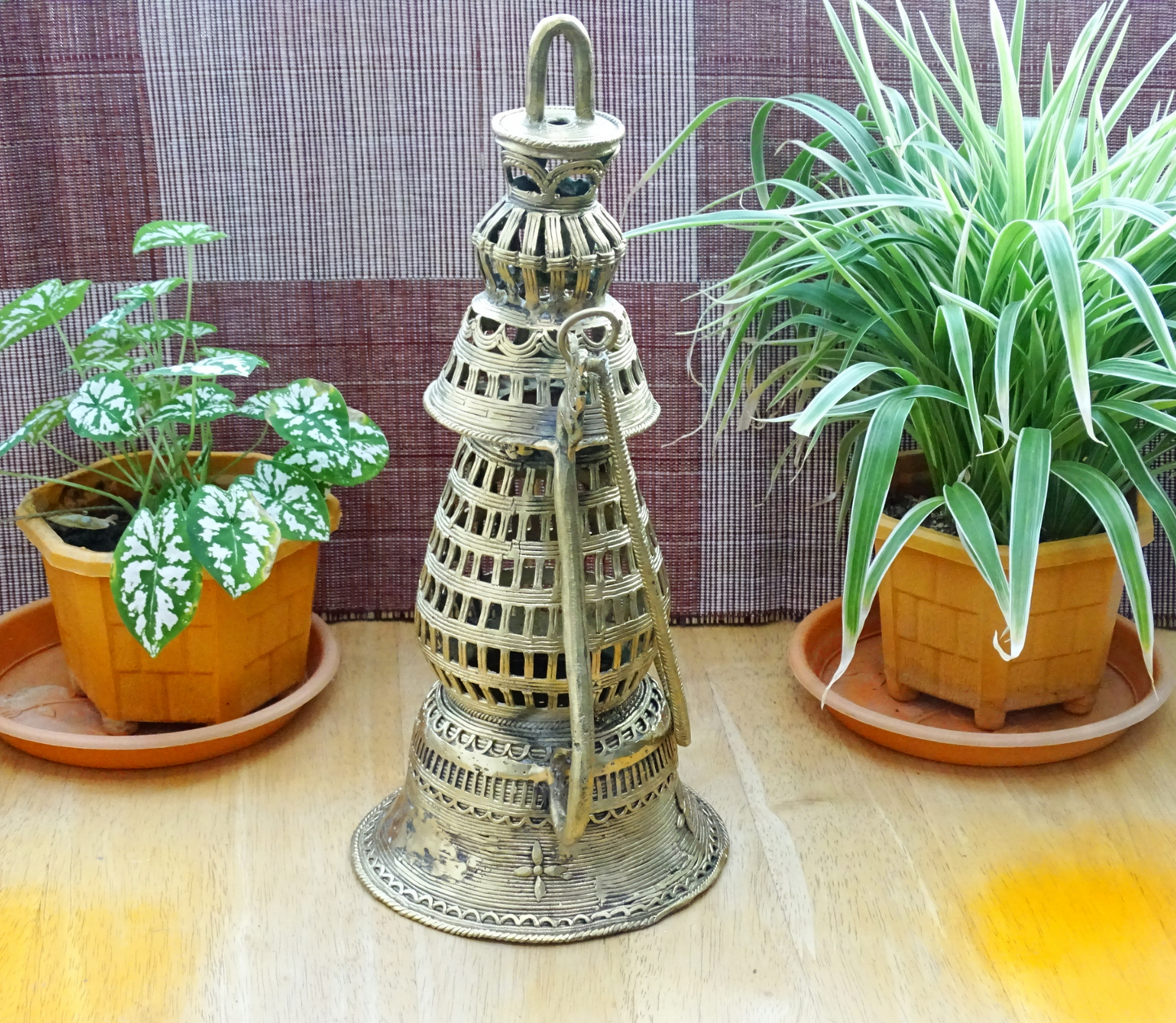 Authentic Dhokra Art from Chhattisgarh - Lantern - ArtisanSoul
