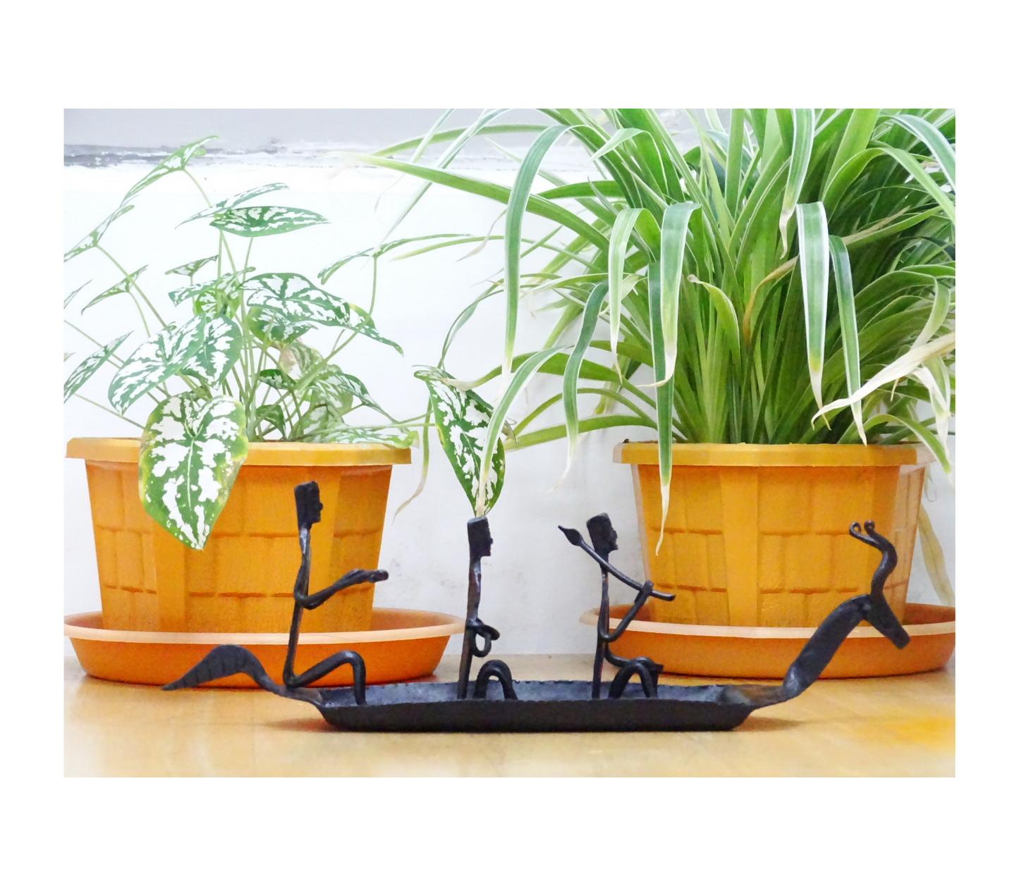 Authentic Wrought Iron craft from Chhattisgarh - Boat - ArtisanSoul