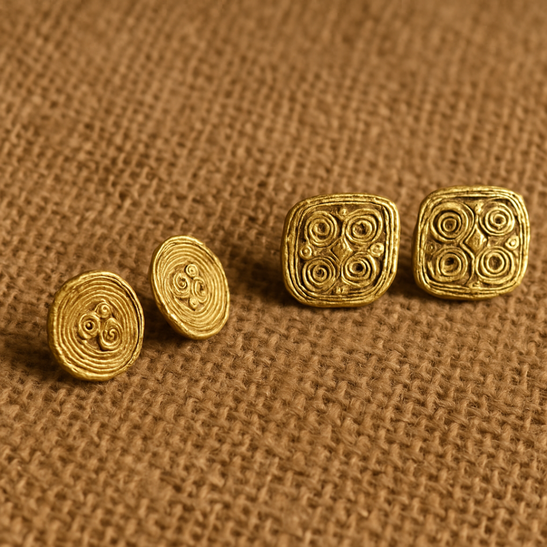 Dokra Brass Tribal Earrings – Handmade Indian Ethnic Jewelry for Women - ArtisanSoul