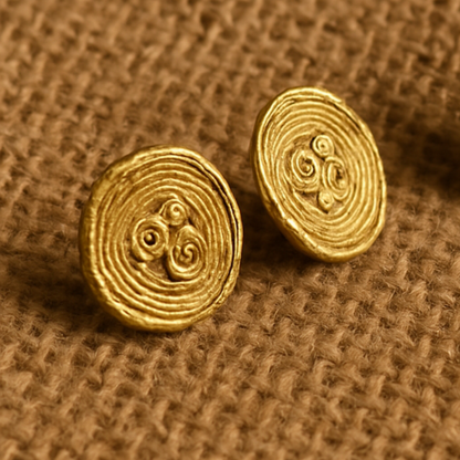 Dokra Brass Tribal Earrings – Handmade Indian Ethnic Jewelry for Women - ArtisanSoul