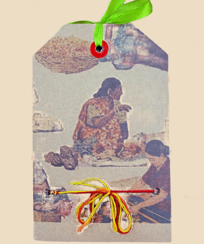 Handmade Traditional Rakhi with Small Elephant - ArtisanSoul