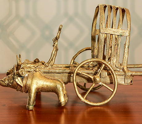 Authentic Dokra Craft - Bullock Cart