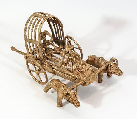 Authentic Dokra Craft - Bullock Cart