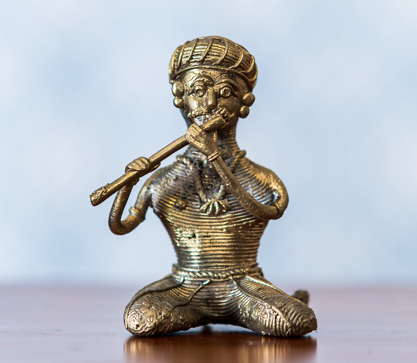 Authentic Dokra Art from Odisha - Single Musician - ArtisanSoul