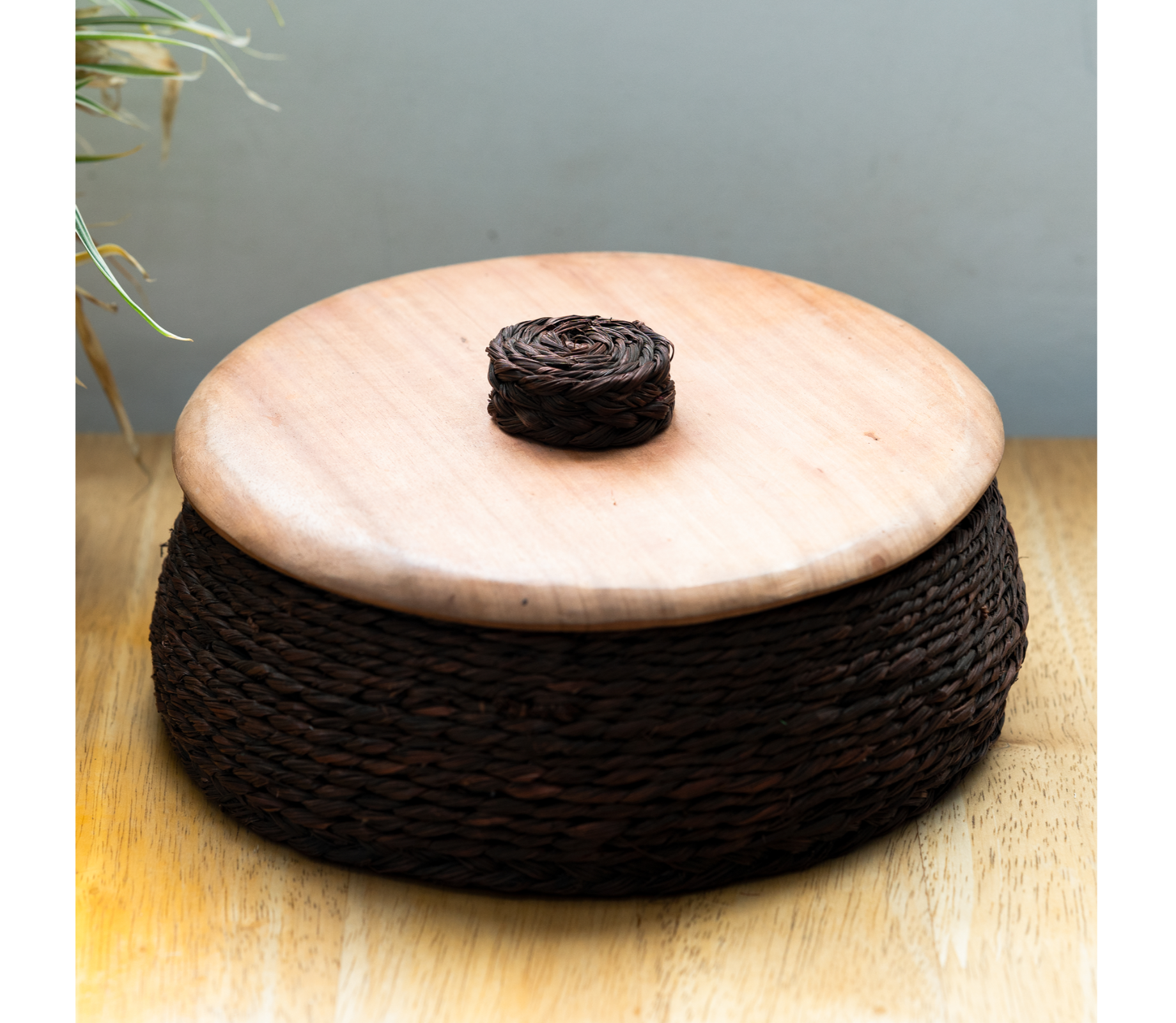 Sabai Grass Roti Box - Dark Brown - ArtisanSoul