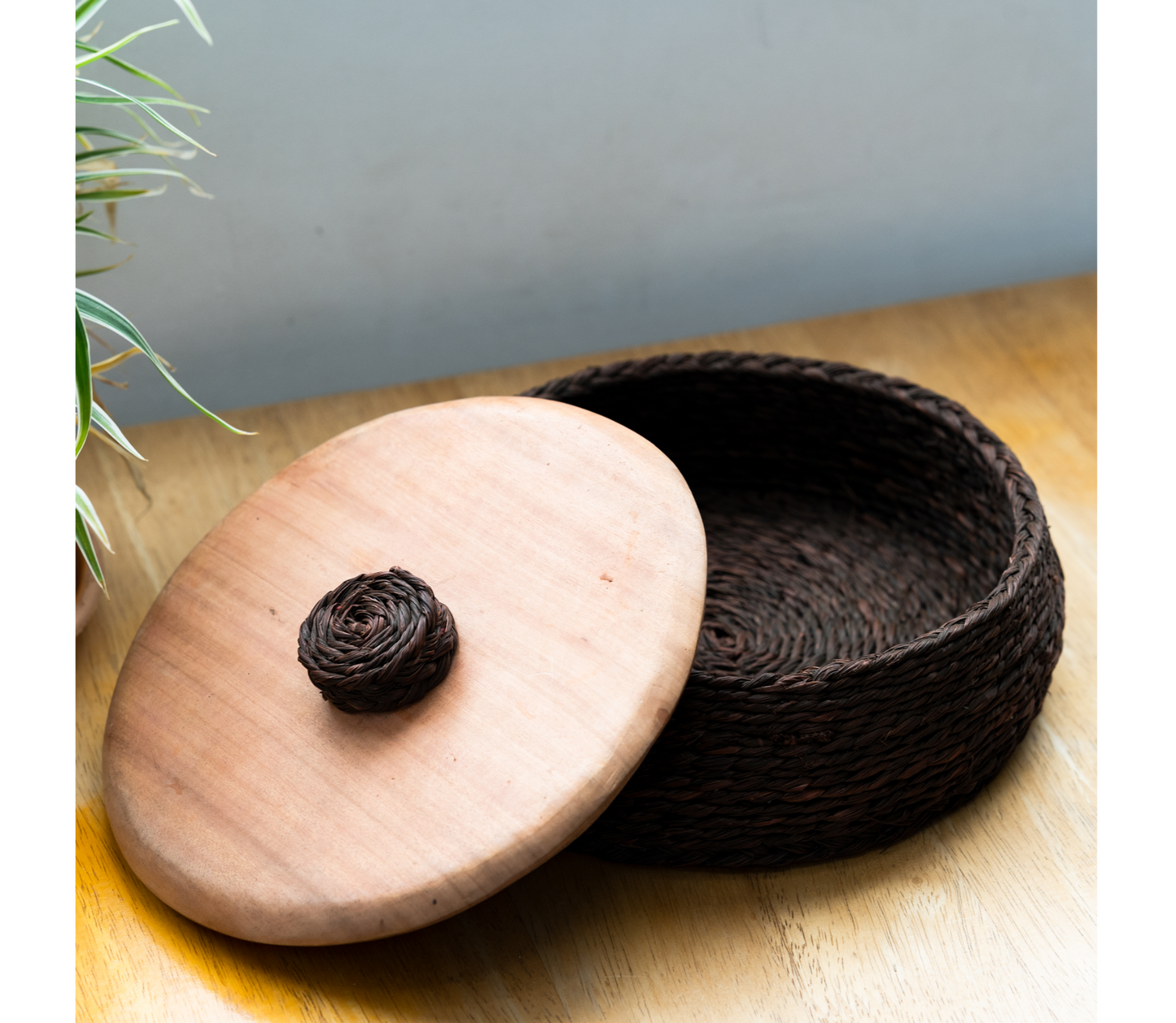 Sabai Grass Roti Box - Dark Brown - ArtisanSoul