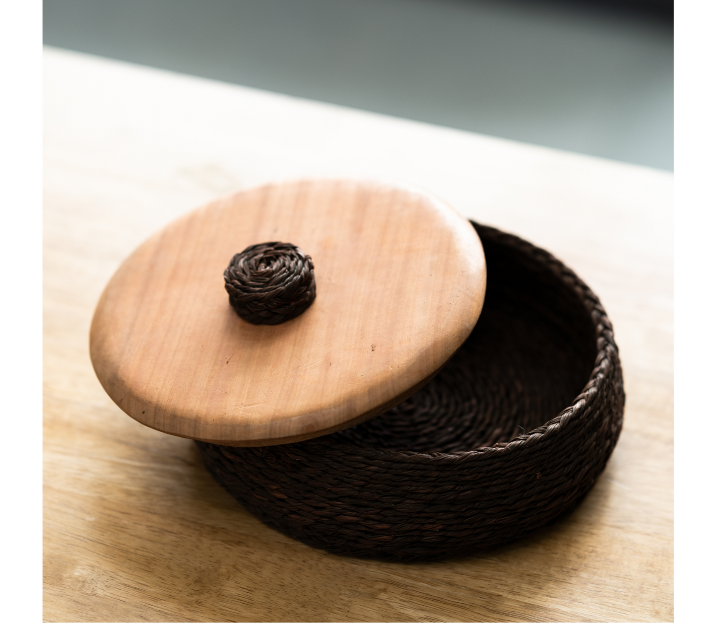 Sabai Grass Roti Box - Dark Brown - ArtisanSoul