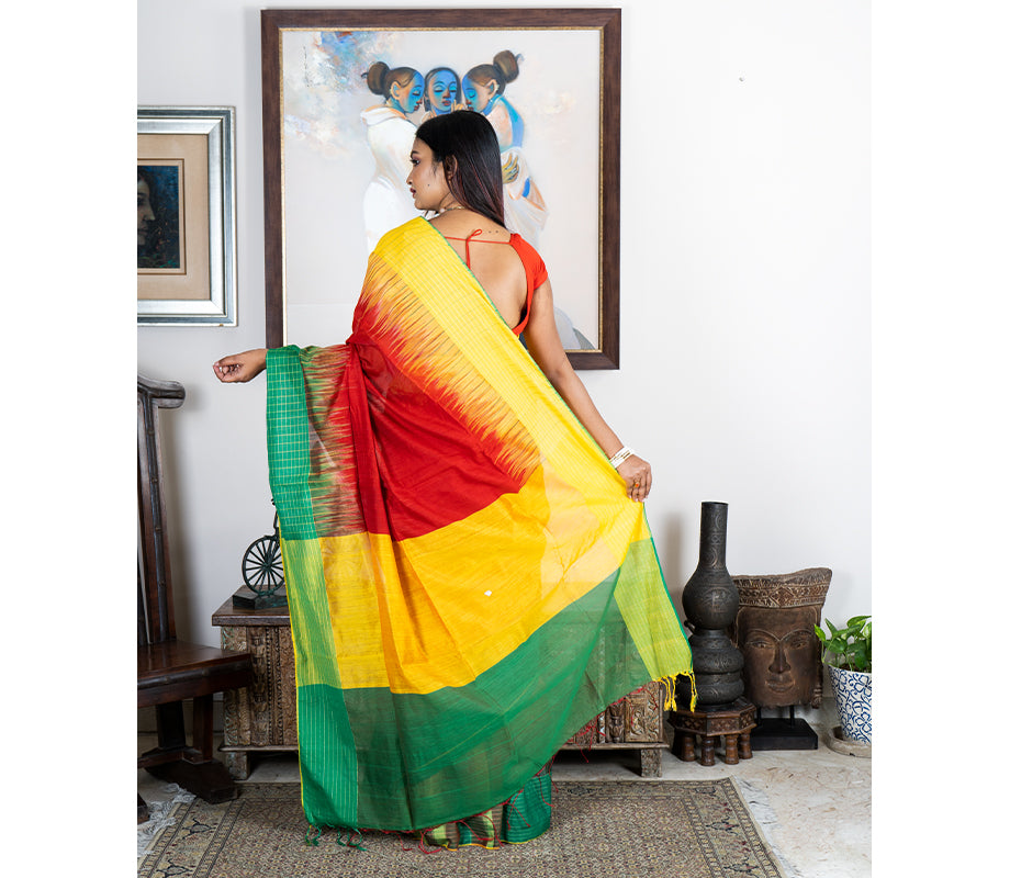Printed Indian Flag Colour Saree at Rs 750 in Surat | ID: 21231038733