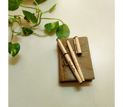 Bamboo Reusable Pens Pack of 2