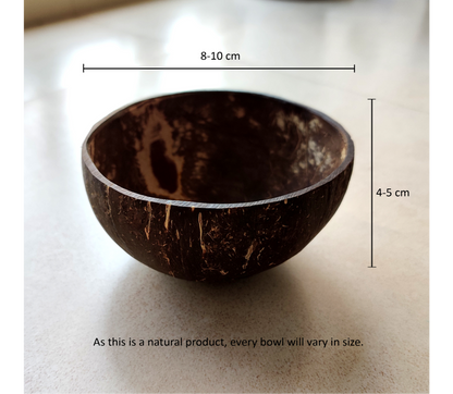 Coconut Shell Snack Bowls Pack - 2