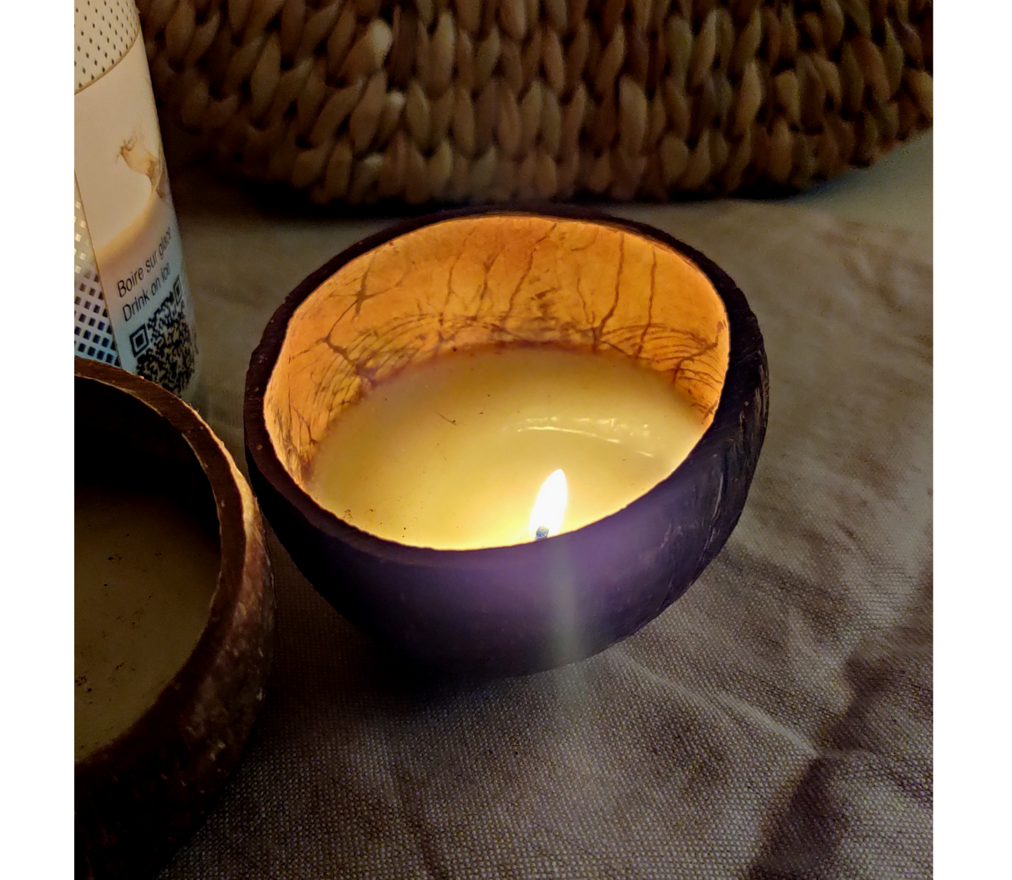 Coconut Shell Soy Wax Candle