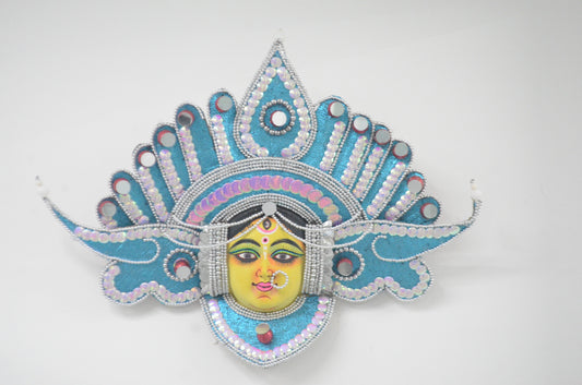 Chhau Mask - Durga Face Blue