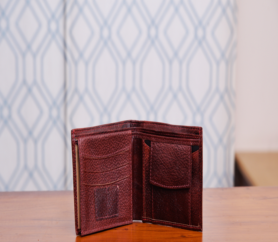 Men's Leather Wallet - Brown