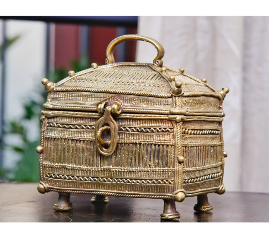 Dokra Jewelry Box From Odisha