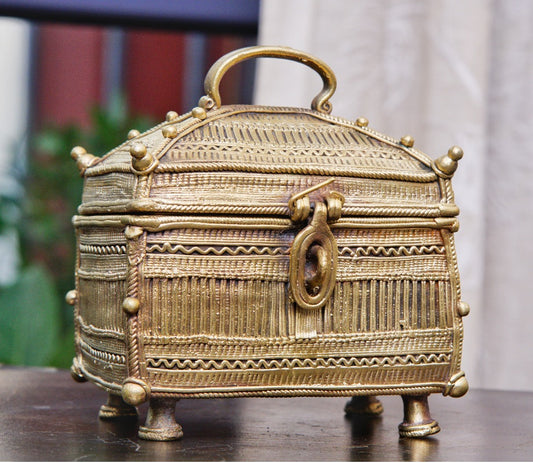 Dokra Jewelry Box From Odisha