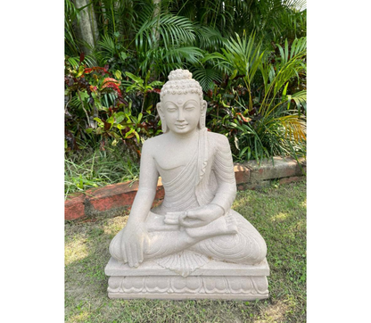 Stone carving from Odisha - Buddha 2 Feet