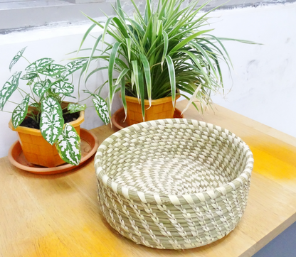 Fruit Basket of Sabai Grass from Odisha - Natural